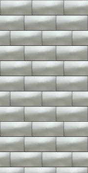 Porcelain Wall Tile White Matte 75x150mm
