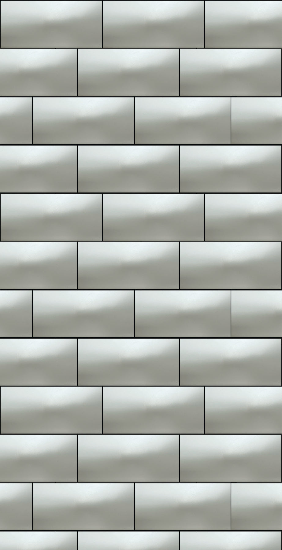 Porcelain Wall Tile White Matte 75x150mm