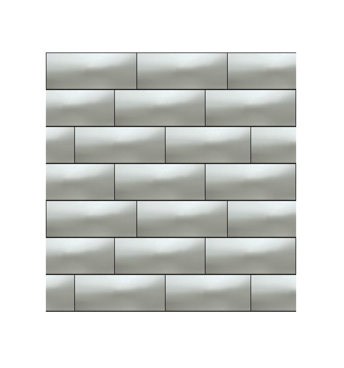 Ceramic Wall Tile White Matte 3x6 in 18.75 SF Box 3x6 in
