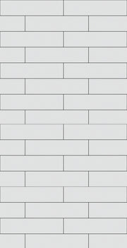 Carreaux de céramique Soho Gallery Gris Poli 4x16 po, boîte de 10,76 pi²