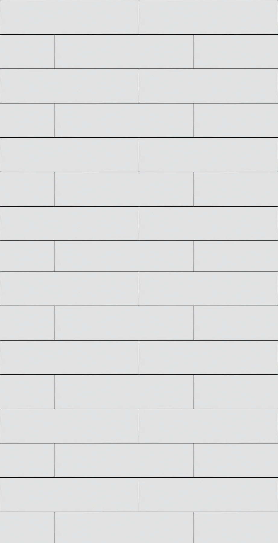 Carreaux de céramique Soho Gallery Gris Poli 4x16 po, boîte de 10,76 pi²