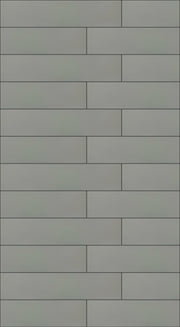 Carreaux de céramique Soho Cement Chic Poli 4x16 po, boîte de 10,76 pi²