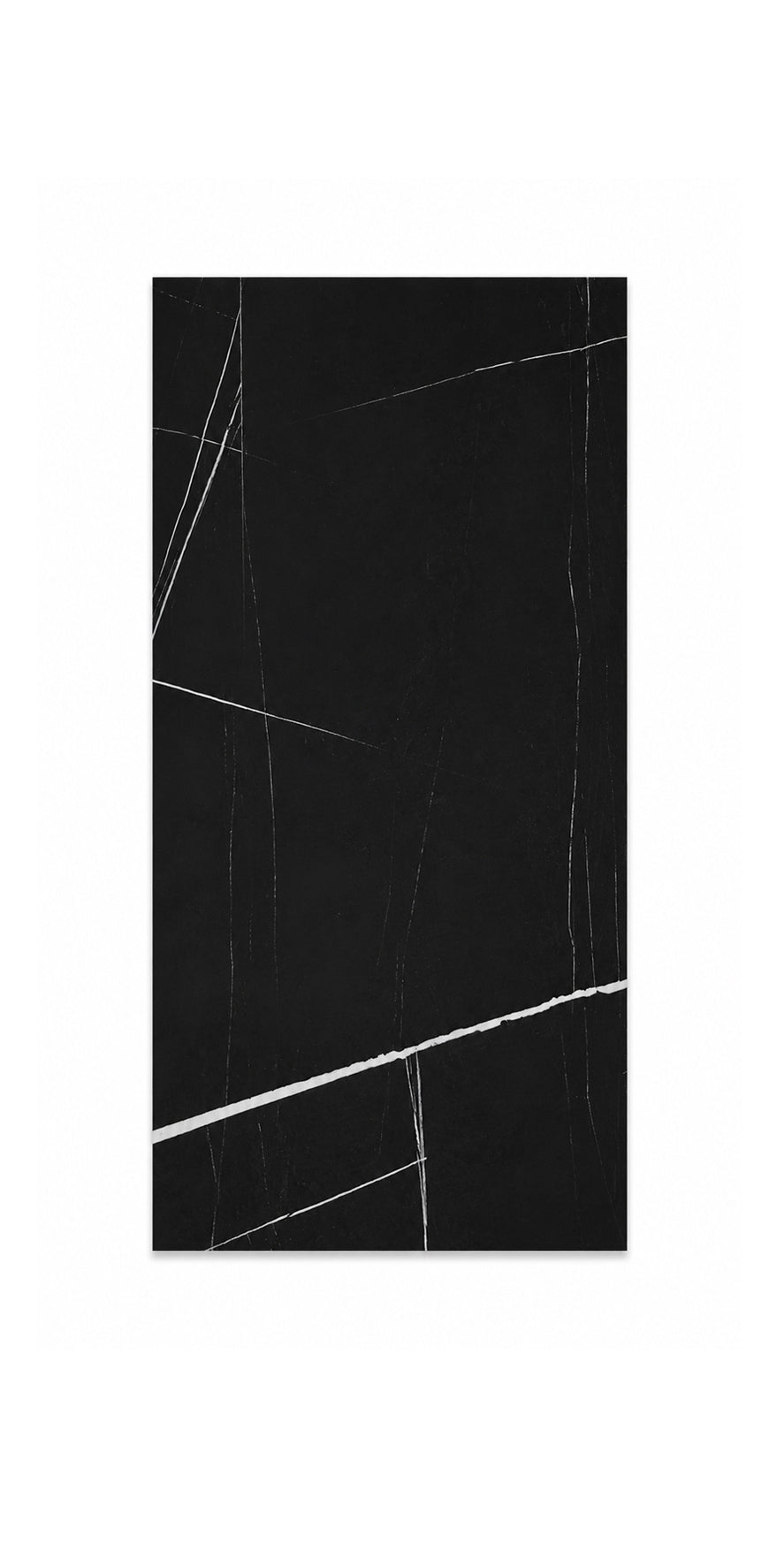 Ceramic Tile San Marino Black Polished 12x24 in 16.00 SF Box