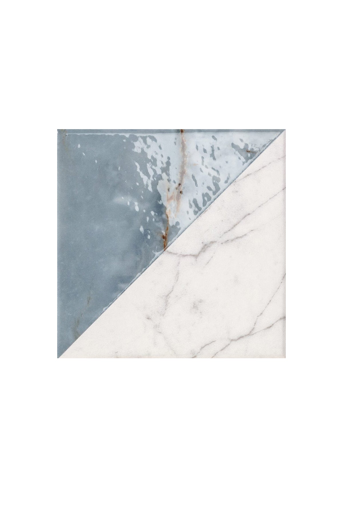 Porcelain Ceramic Tile - collection Dimore available 8x8 in, 4 colors and 1 finish. 8x8 in Eulalia Statuario