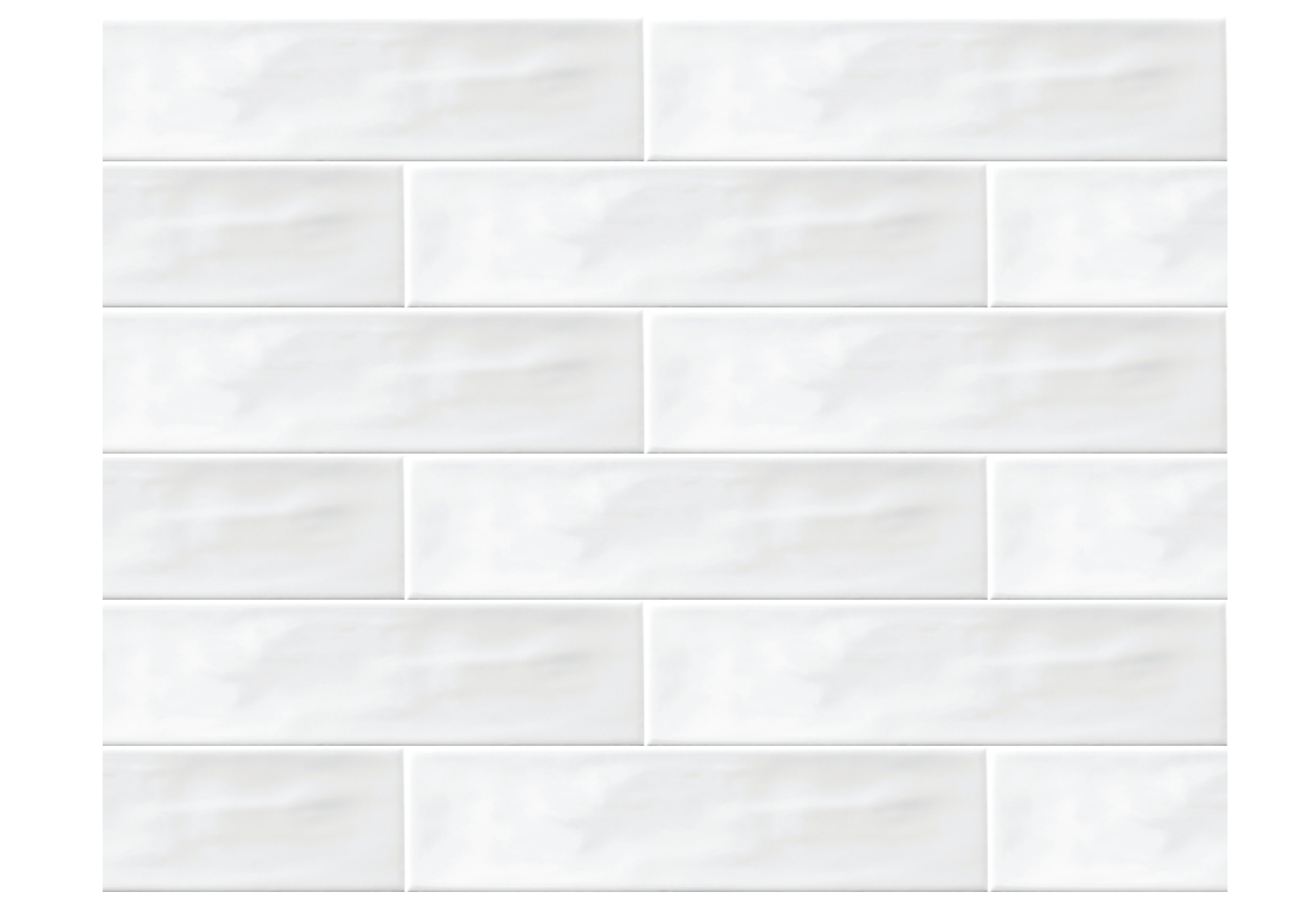 Ceramic Tile Mayolica Blanco Polished 3x12 in 6.35 SF Box