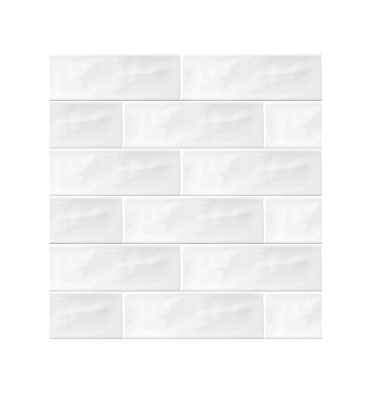 Ceramic Tile Mayolica Blanco Polished 3x12 in 6.35 SF Box 3x12 in BLANCO Glossy