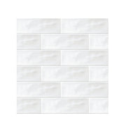 Ceramic Tile Mayolica Blanco Polished 3x12 in 6.35 SF Box 3x12 in BLANCO Glossy