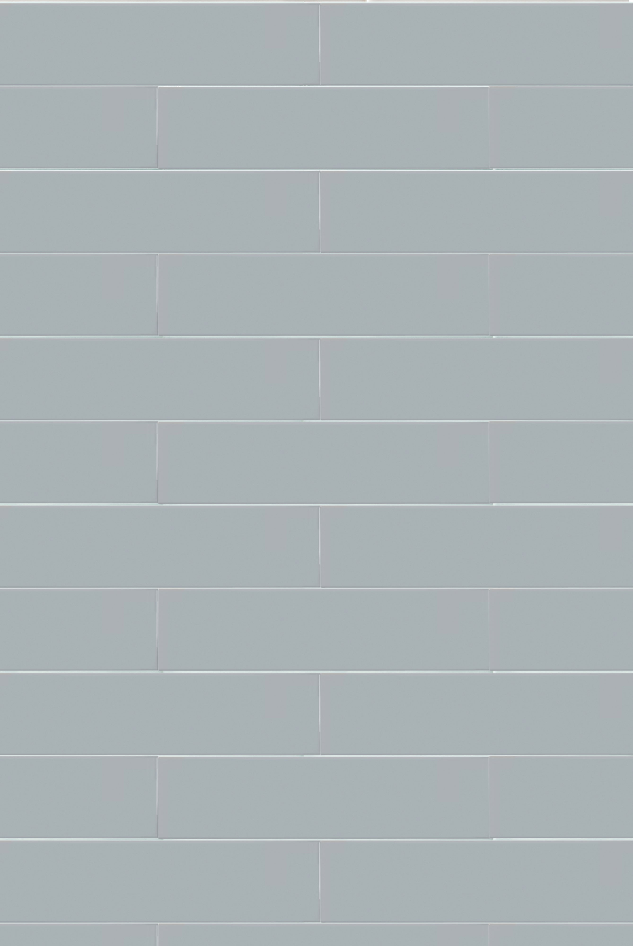 Ceramic Tile Soho Cloud Blue Polished 4x16 in 10.76 SF Box