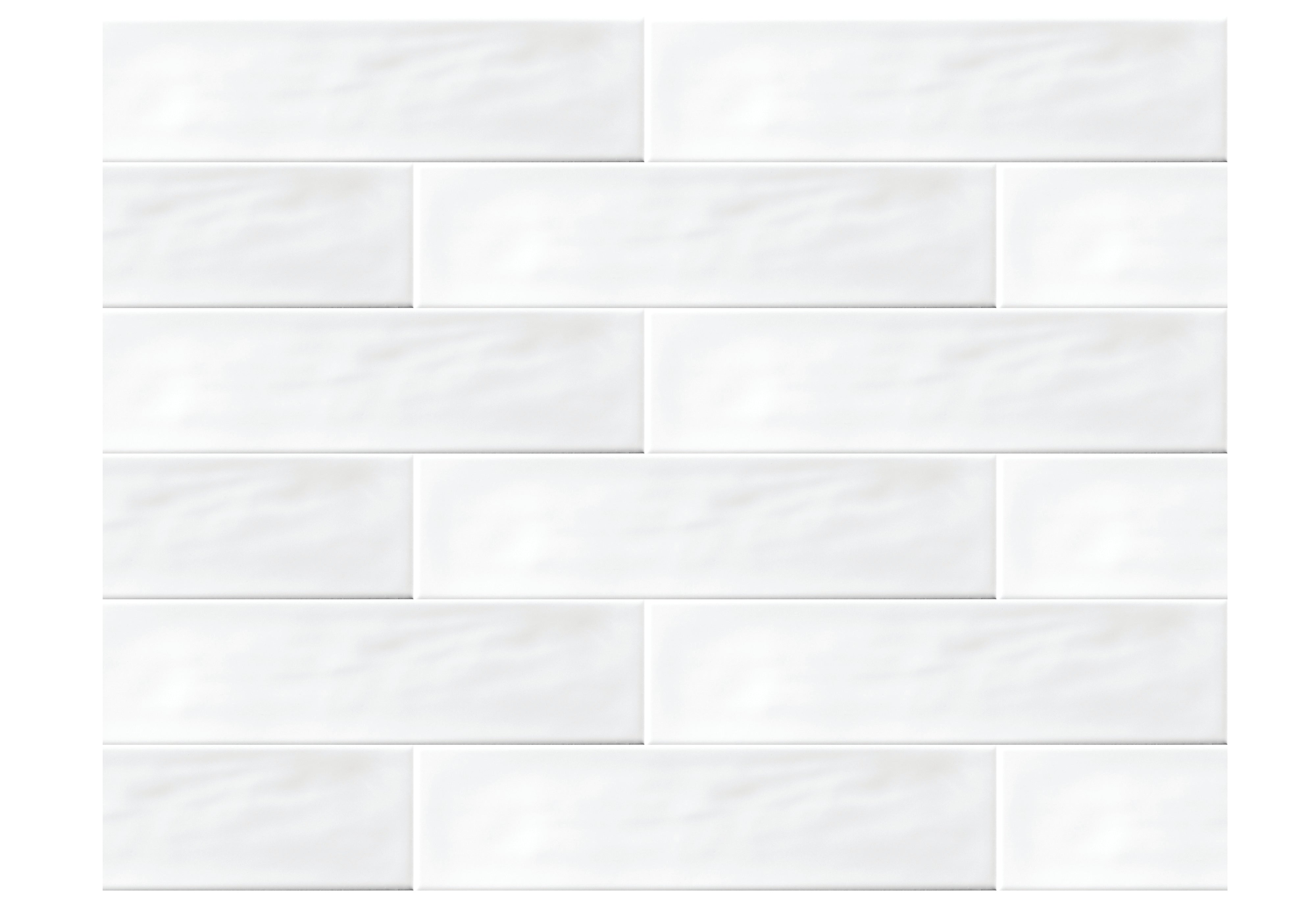 Ceramic Tile Mayolica Blanco Matte 3x12 in 6.35 SF Box