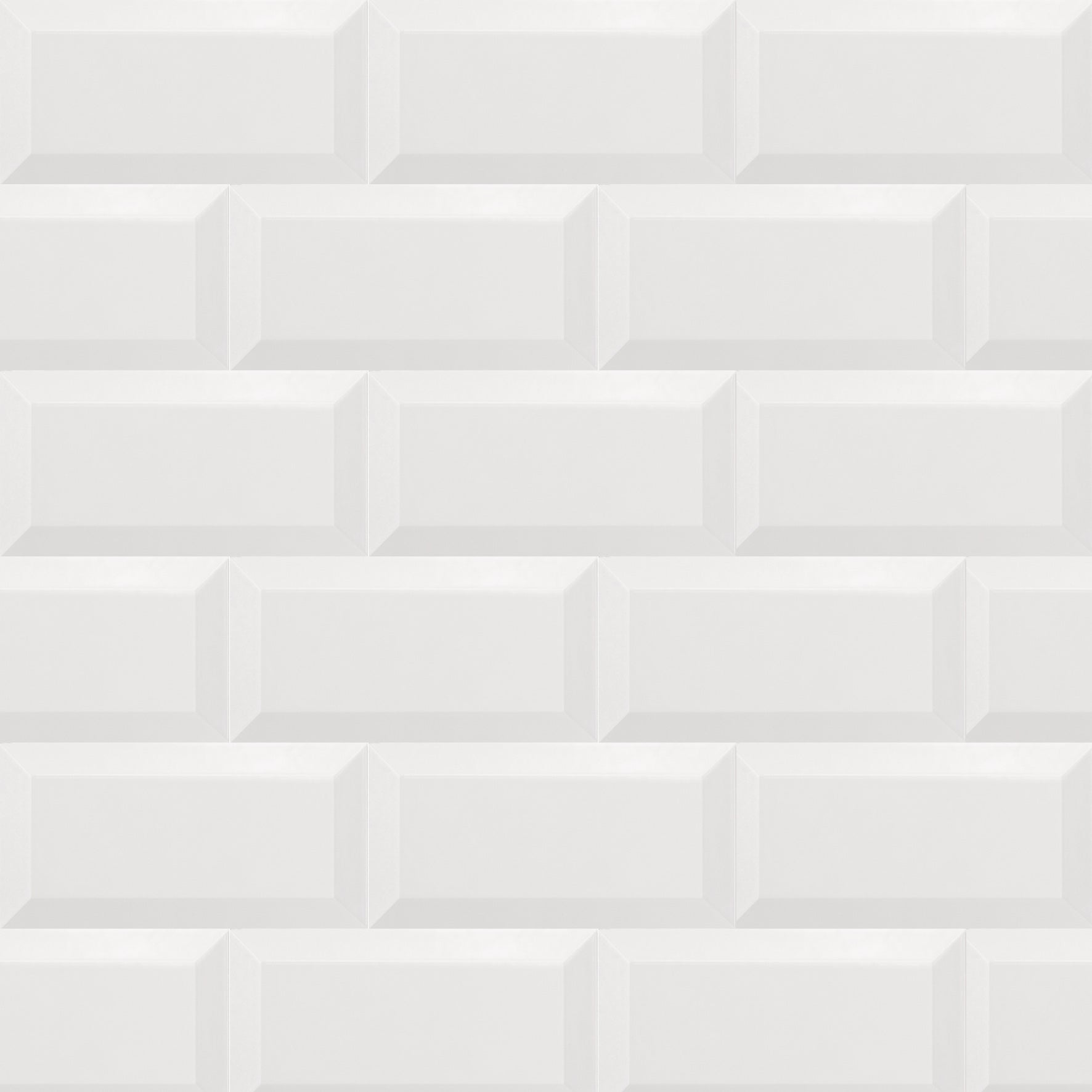 Ceramic Tile Subway White Polished 3x6 in 5.50 SF Box