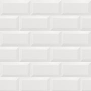 Ceramic Tile Subway White Matte 3x6 in 5.50 SF Box