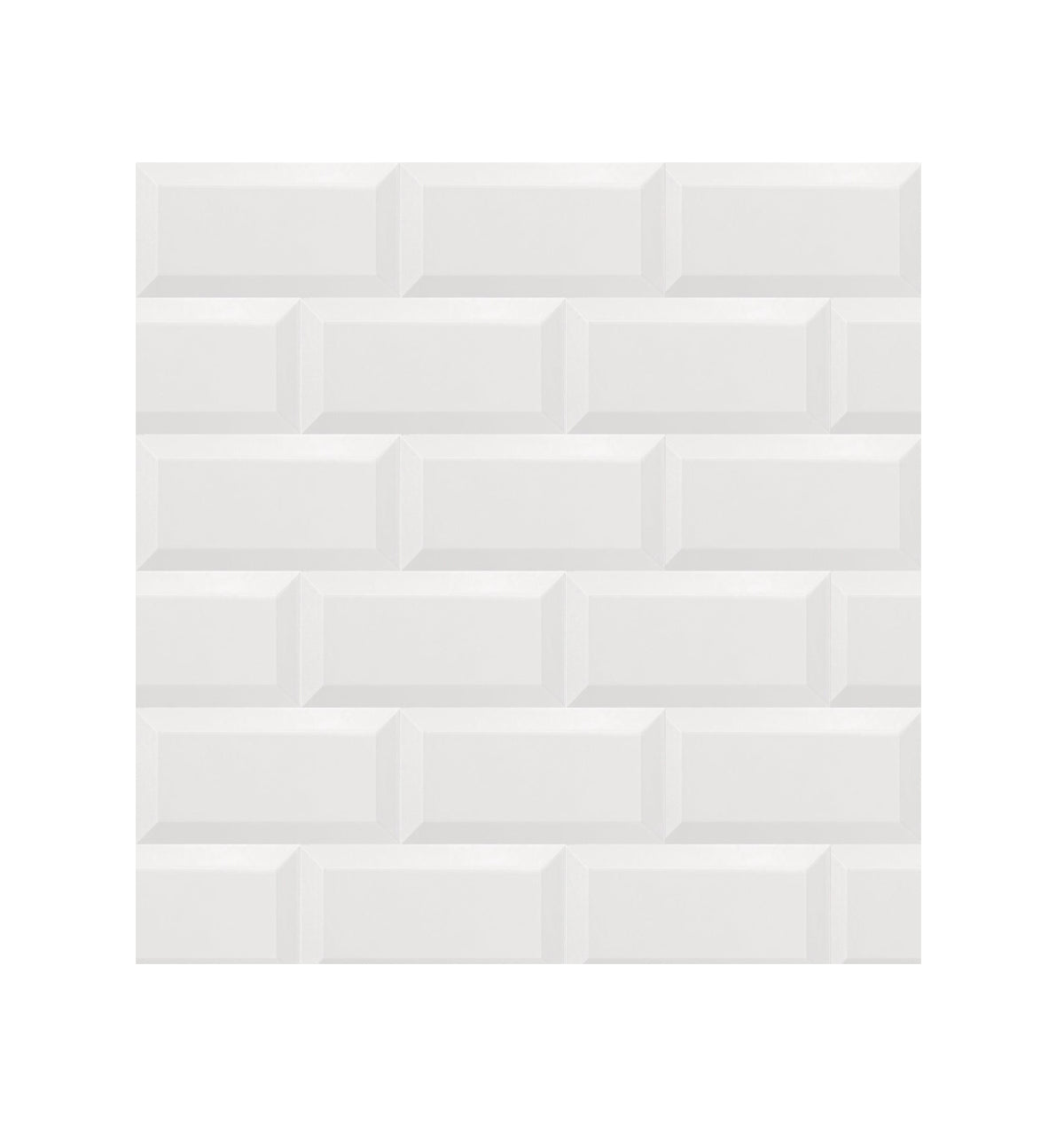 Ceramic Tile Subway White Polished 3x6 in 5.50 SF Box 3x6 in BCO.BRILLO Glossy