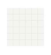 Ceramic Tile Soho Canvas White Glazed Matte Mosaic 2x2 in 9.90 SF Box 2x2 in