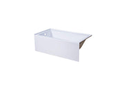 Alcove Bathtub Left Drain 60 × 32 × 21 ⅝ in. 3 Wall