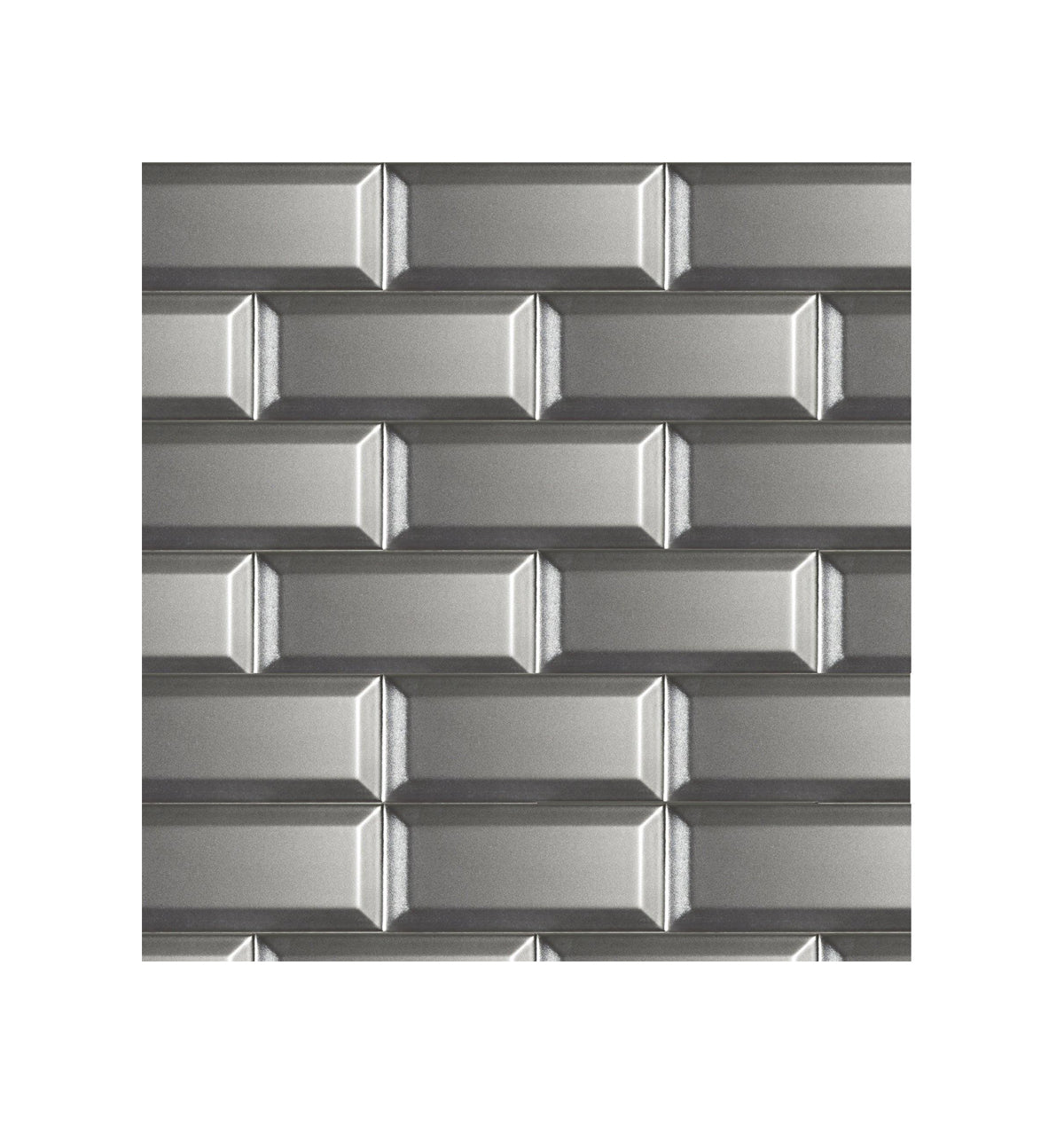Ceramic Tile Subway Plata Matte 3x6 in 5.50 SF Box 3x6 in PLATA MATTE