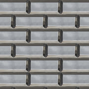 Ceramic Tile Subway Plata Polished 3x6 in 5.50 SF Box