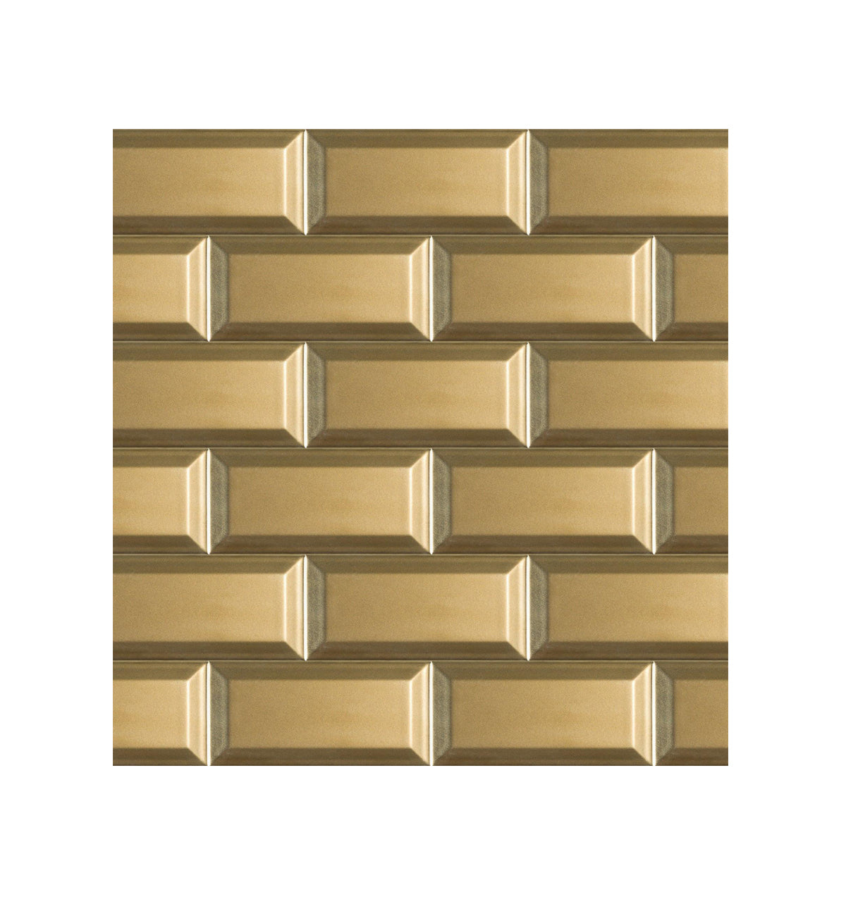 Ceramic Tile Subway Oro Matte 3x6 in 5.50 SF Box 3x6 in ORO MATTE