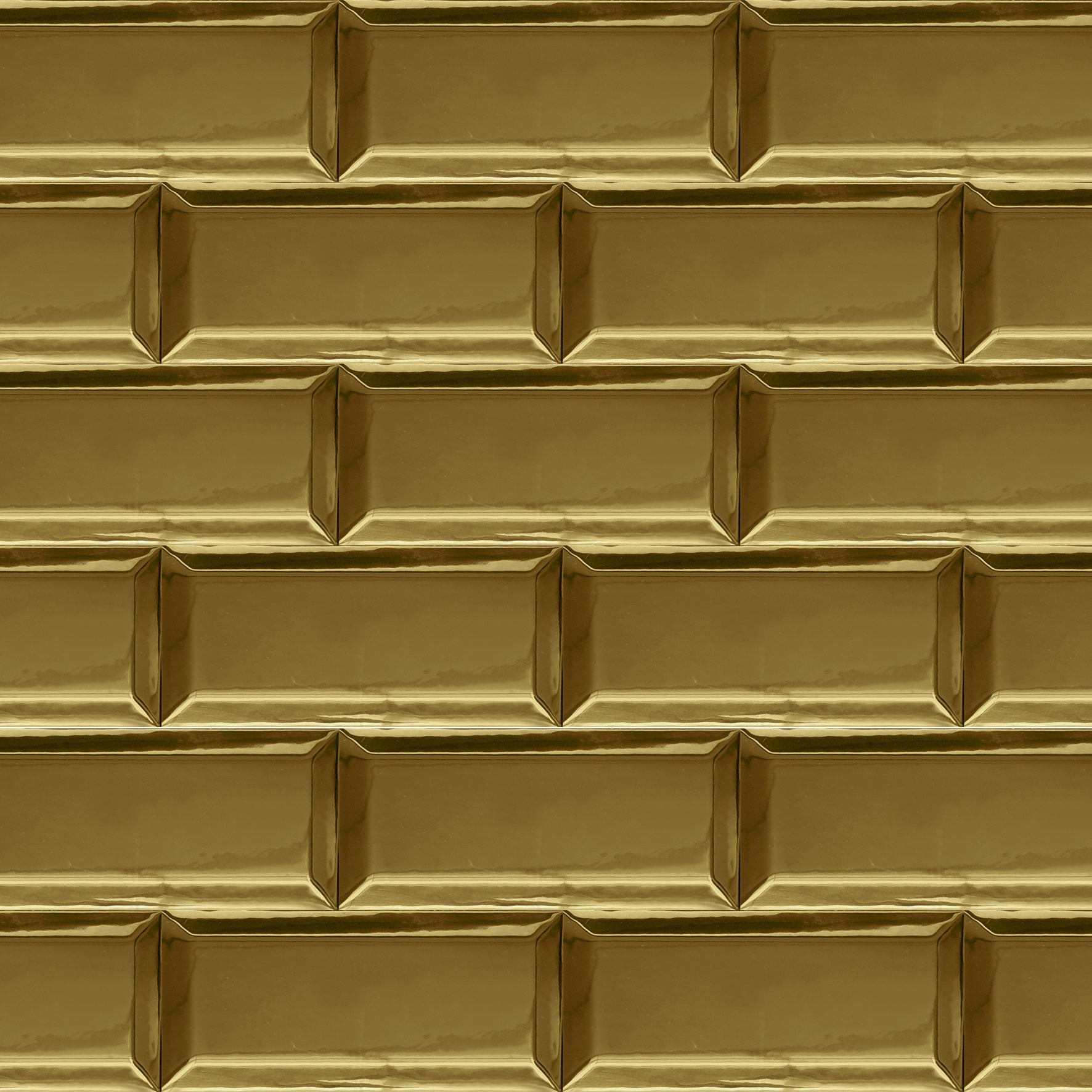 Ceramic Tile Subway Gold Polished 3x6 in 5.50 SF Box