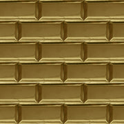 Ceramic Tile Subway Gold Polished 3x6 in 5.50 SF Box