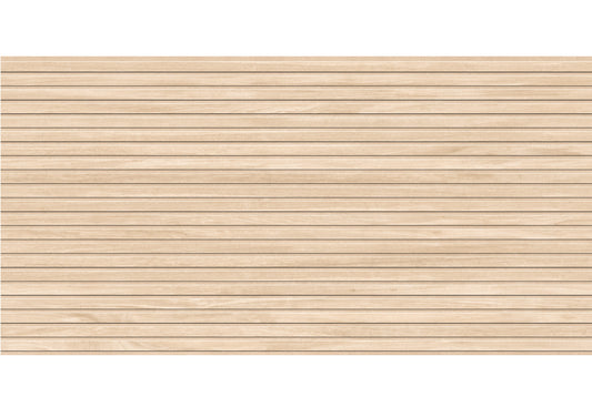 9.99 $ / SF - 15.5 SF/ Box  Tile PRIS.RLV.SLATS HAYA Rectified Matte Tile 24x48 in Color Natural AH01