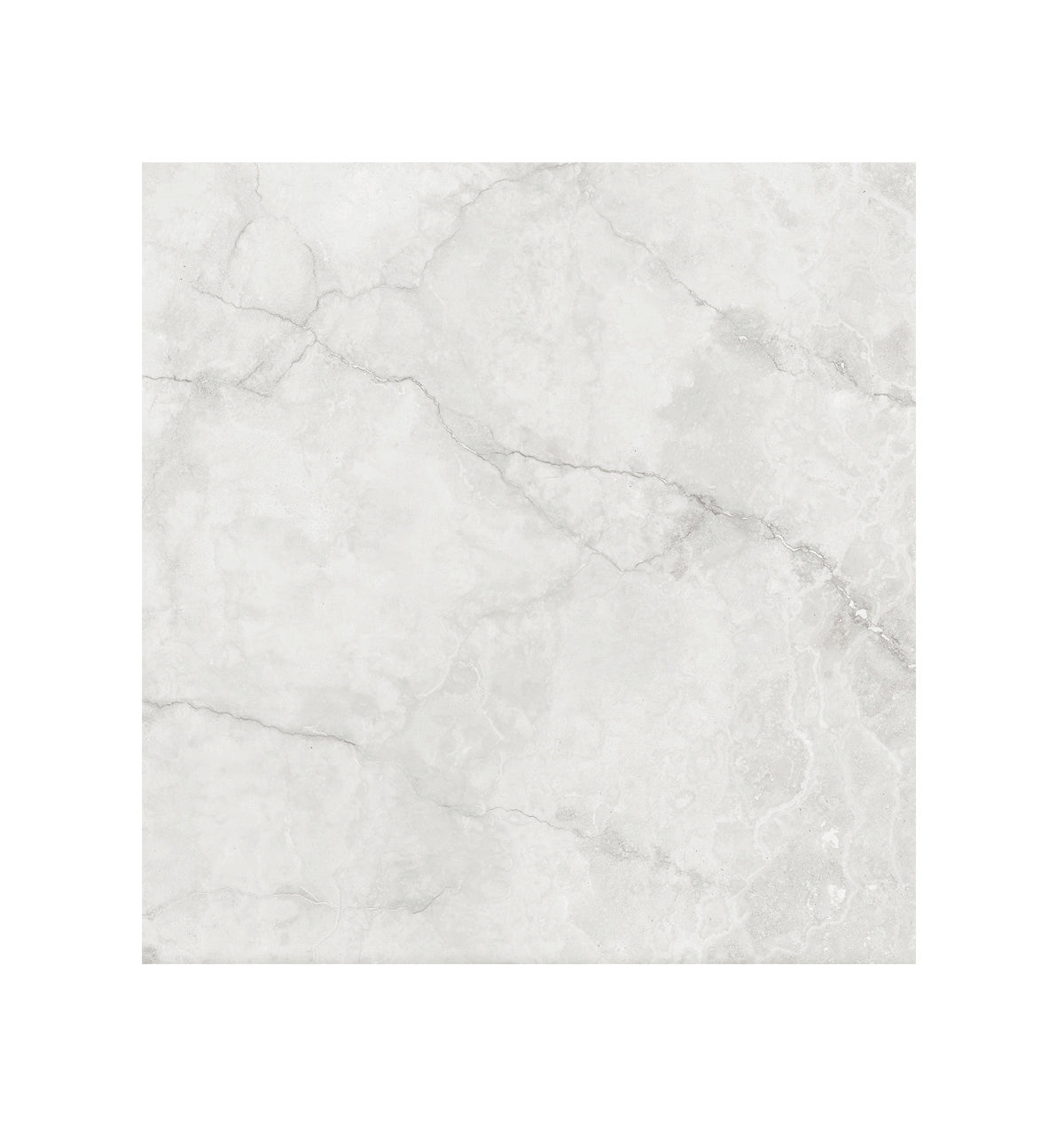 Ceramic Tile - Hermes White Polimat 24x24 in 15.50 SF Box 24x24 in White Polimat