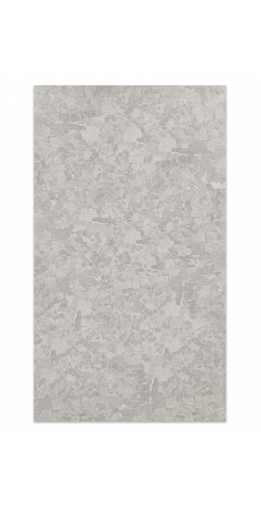 Carreaux de céramique gris moyen mat 24 x 48 po, boîte de 15,50 pi²