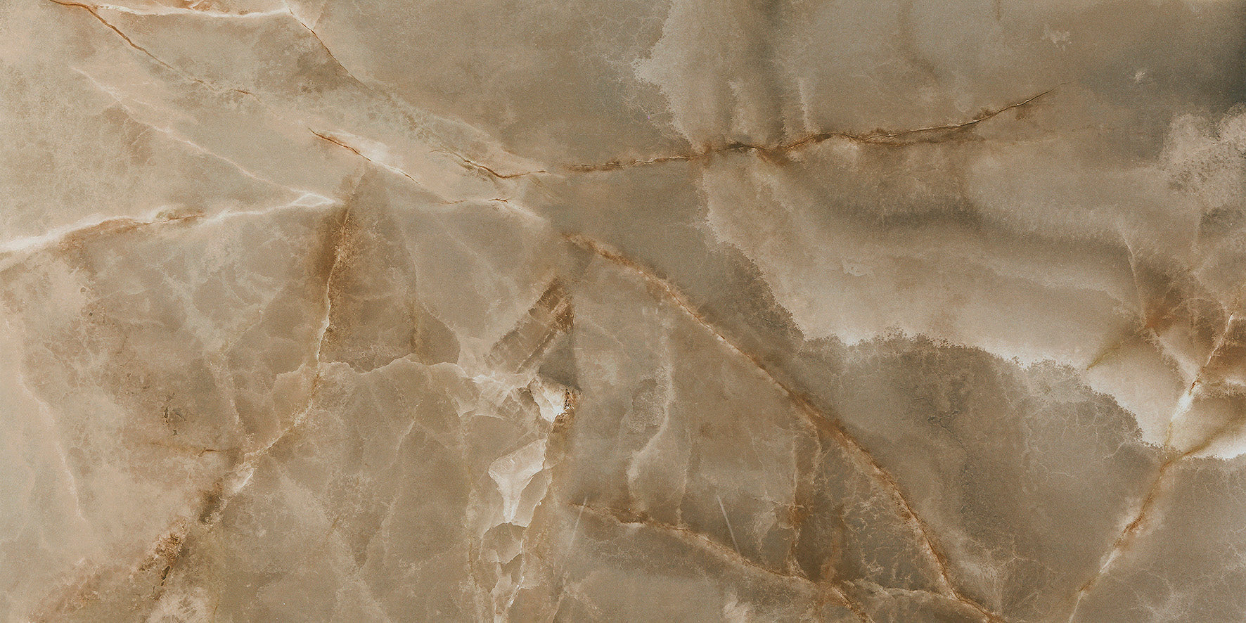 Carreau de céramique Cr.Lux Noor Nut poli 24 x 48 po, boîte de 15,50 pi²