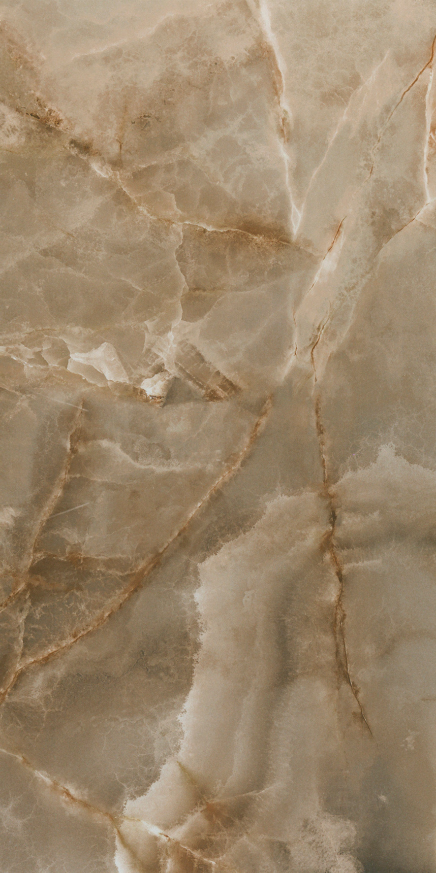 Ceramic Tile Cr.Lux Noor Nut Polished 24x48 in 15.50 SF Box