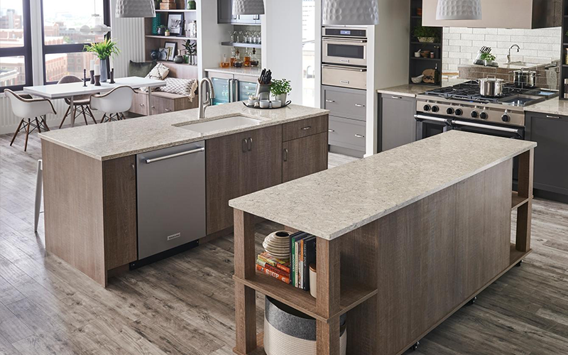 Countertop Quartz 2cm - 3cm LXHA White Aria 63x126 in.
