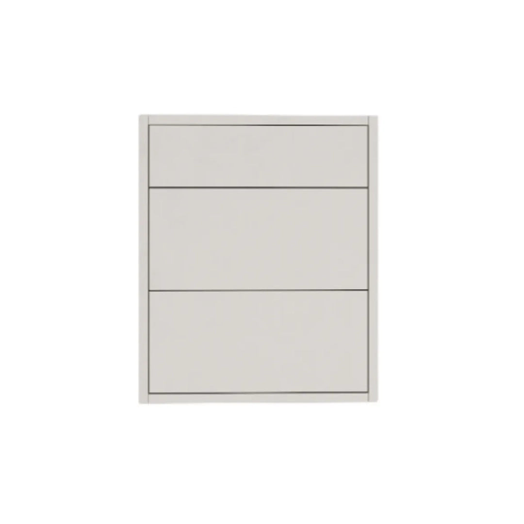 Glossy White Vanity 20 in. Suspended 2 Drawers with Countertop