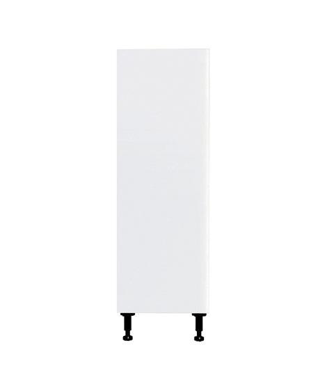 Glossy White Kitchen Base Cabinet 1 Door Unit 12 L x 34 3/4 H x 24 P in