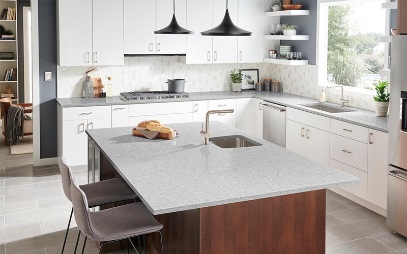 Countertop Quartz 2cm - 3cm LXHA Nimbus 63x126 in.