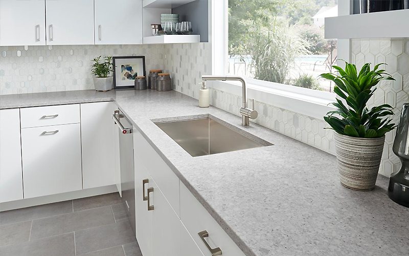 Countertop Quartz 2cm - 3cm LXHA Nimbus 63x126 in.