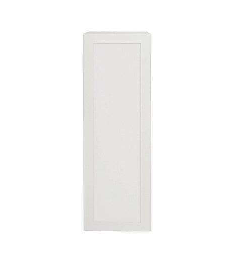 12 L x 36 H x 12 1/2" Shaker Matte White Kitchen Cabinet Upper 1 Door Unit