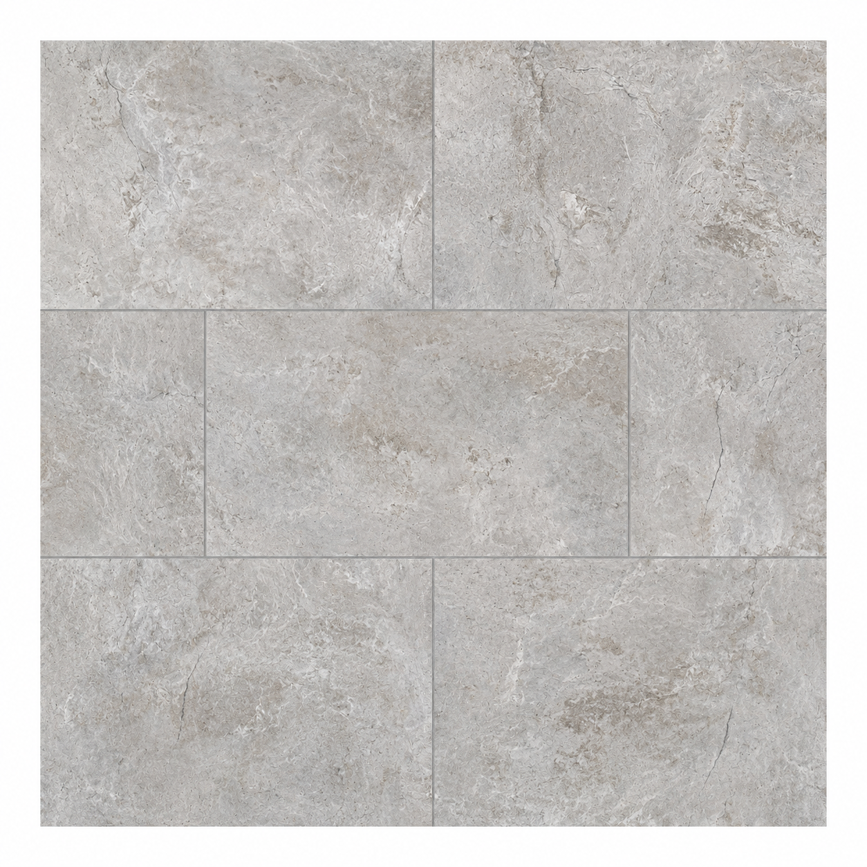 Vinyl SPC Ceramic look Flooring 12x24 in