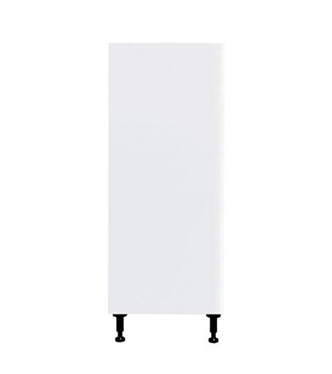Glossy White Kitchen Base Cabinet 1 Door Unit 15 L x 34 3/4 H x 24 P in