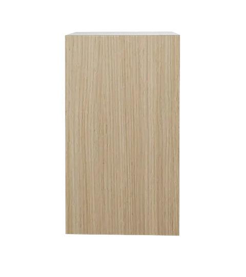 15 L x 30 H x 12 1/2 P" Natural Beauty Kitchen Cabinet Upper 1 Door Unit