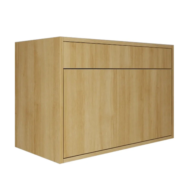 Vanité 36 po. Suspendu 1 tiroir beauté naturelle avec comptoir 