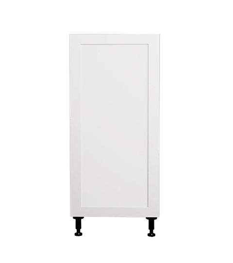 Armoire de cuisine bas 1 porte shaker blanc 18 L x 34 3/4 H x 24 P po