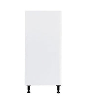 18 L x 34 3/4 H x 24 P" Glossy White Kitchen Base Cabinet 1 Door Unit