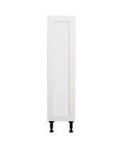 9 L x 34 3/4 H x 24 P" Shaker White Base Kitchen Cabinet 1 Door