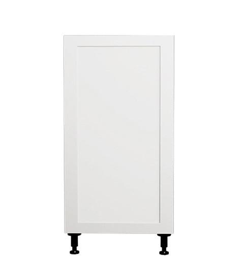 Armoire de cuisine bas 1 porte shaker blanc 21 L x 34 3/4 H x 24 P po