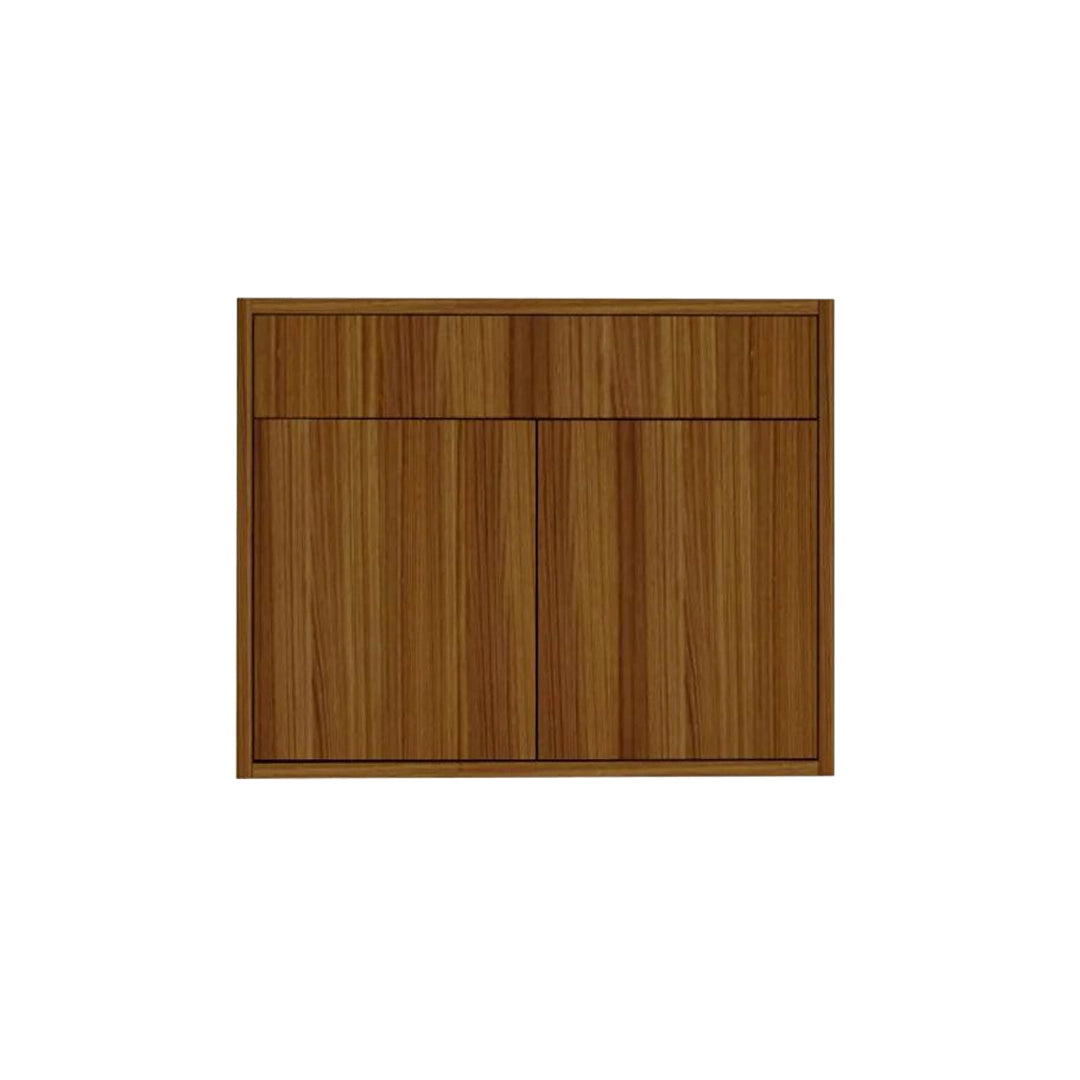 Hot Cinnamon Vanity 30 in. Suspended 2 Doors with Countertop