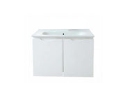 Vanity Suspended 24 in White 2Doors with countertop.