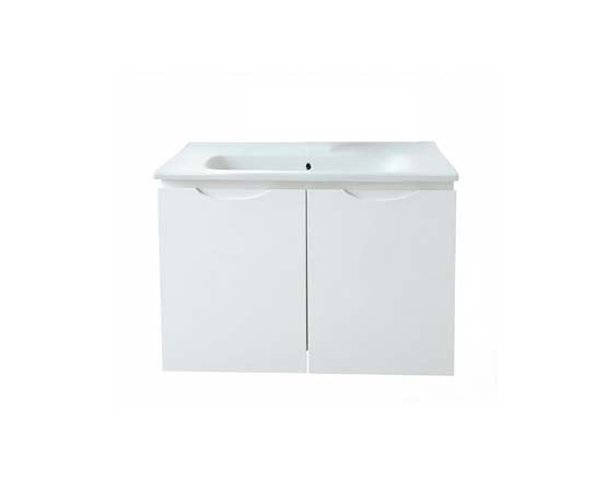 Vanity Suspended 24 in White 2Doors with countertop.