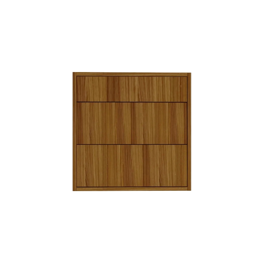 Hot Cinnamon Vanity 24 in. Suspended 2 Drawers with Countertop