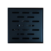 Drain carré à débit Couleur charbon de bois 5 po