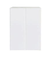 Armoire de cuisine haut blanc brillant à 2 portes, 27 L x 36 H x 12 1/2 pouces