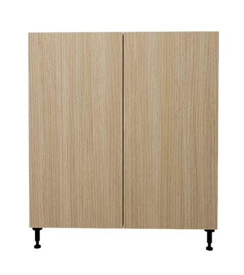 36 L x 34 3/4 H x 24" Natural Beauty Kitchen Base Cabinet 2 Doors Unit