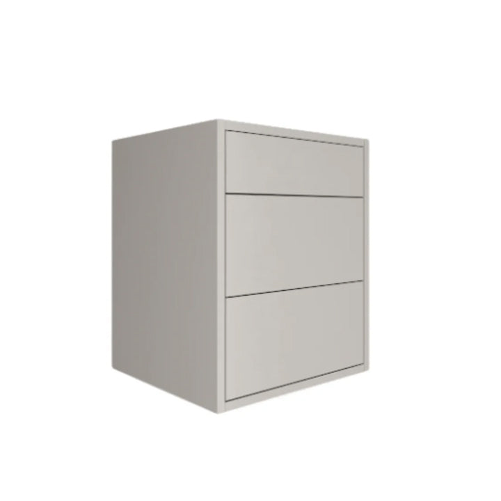 Glossy White Vanity 24 in. Suspended 2 Drawers with Countertop